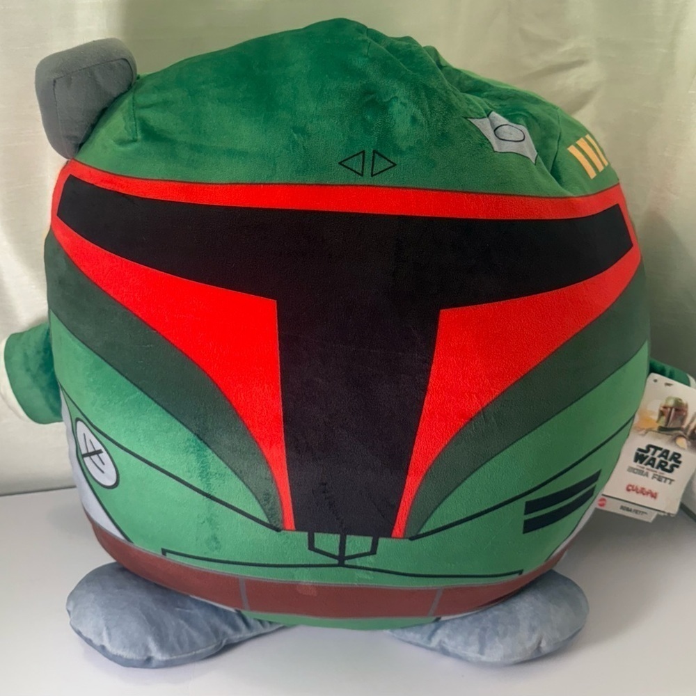 BIG Star Wars: Cuutopia 18-20” Squishy Plush Toy: Boba Fett NEW (tag Damage)
